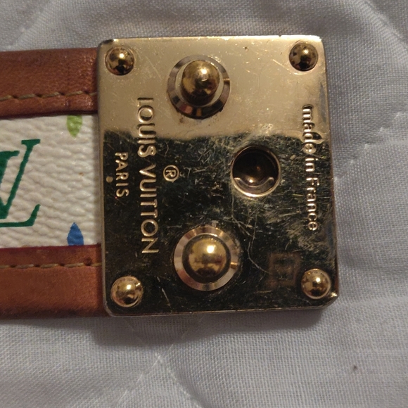 Louis Vuitton white multicolor  monogram bracelet - Picture 5 of 7